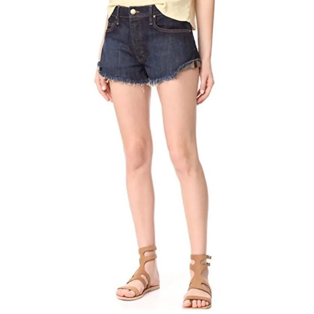 NWT The Great. the Cutoff Short Vintage Poppy Sz 26 Orange